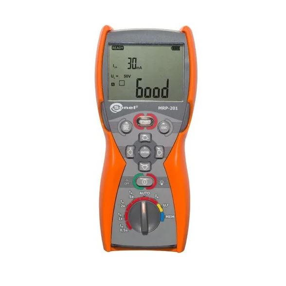 Sonel MRP-201 Aardlekschakelaartester, voor type AC, A en B RCD-s