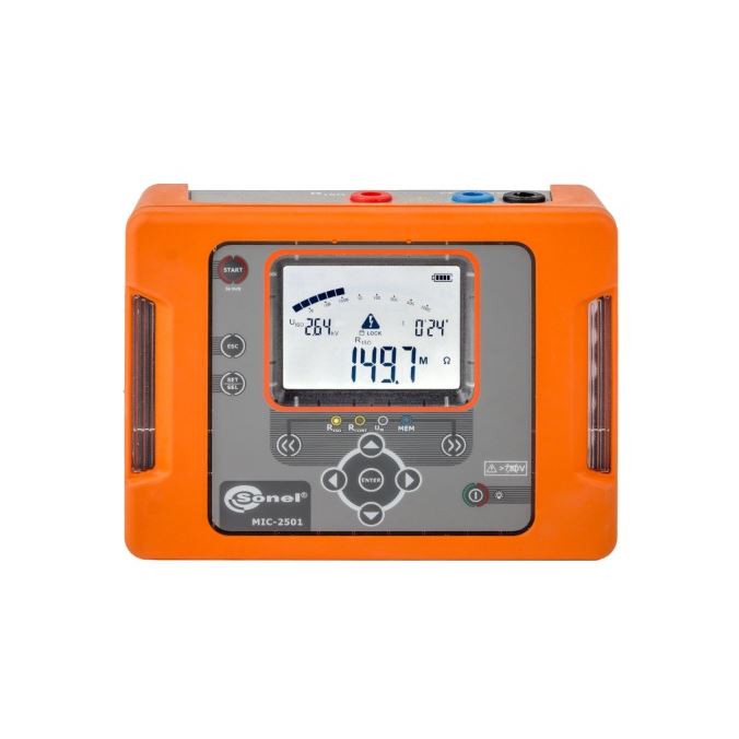 Sonel MIC-2501 Isolatietester tussen 100 en 2500 VDC (stap 100V)