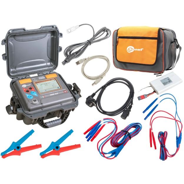 Sonel MMR-650 Micro-ohmmeter, resolutie 0,1µOhm, inclusief USB Adaptor