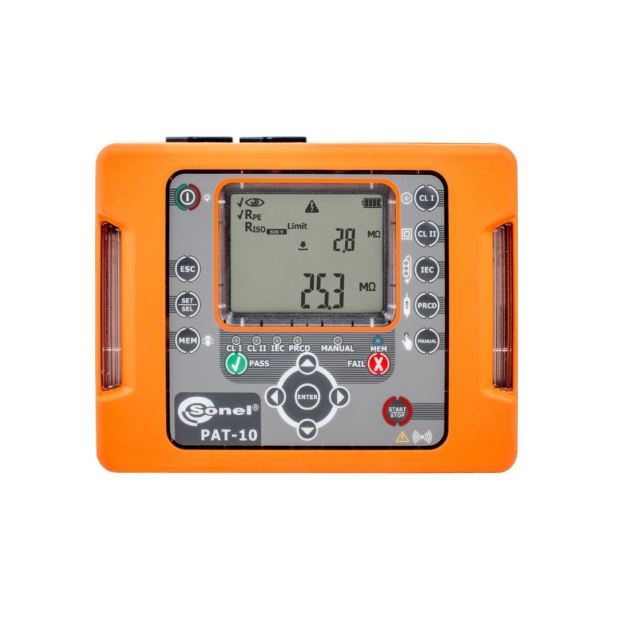 Sonel PAT-10 Draagbare apparaten tester, basissoftware, tas, meetsnoeren