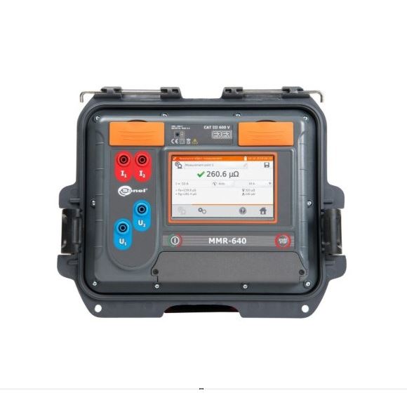 Sonel MMR-640 Micro-ohmmeter, resolutie 0,1µOhm, inclusief USB Adaptor