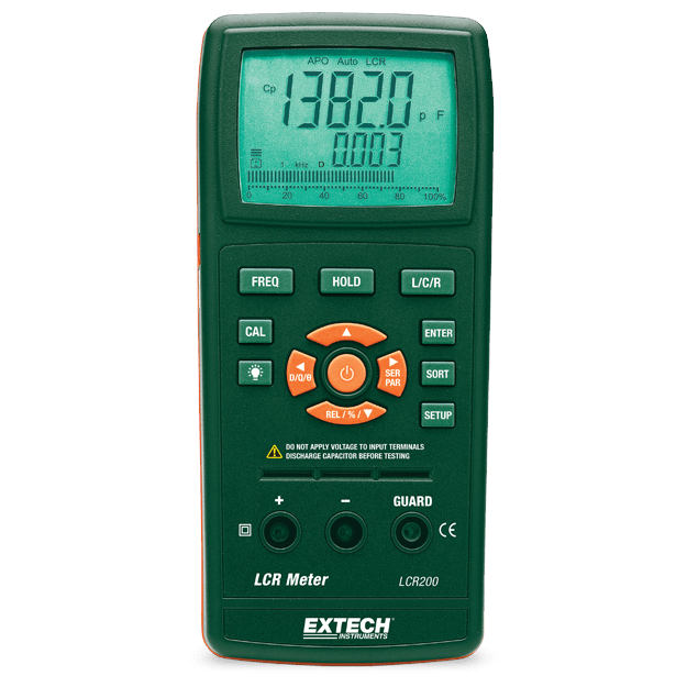 Extech LCR200 LCR‑meter voor passieve componenten