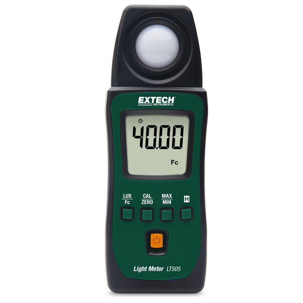 Extech LT505 Lichtmeter, automatisch bereik (auto‑ranging)
