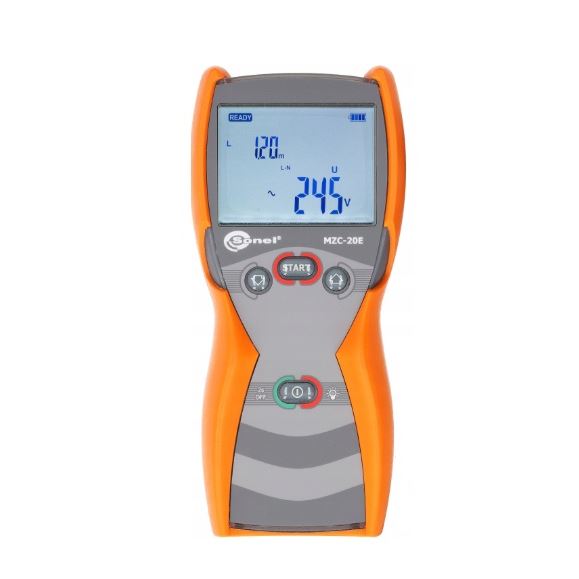 Sonel MZC-20E impedantiemeter 2 polige methode 

