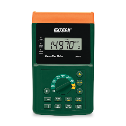 Extech UM200 Micro‑ohmmeter met hoge resolutie
