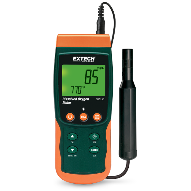 Extech SDL150 Opgeloste‑zuurstofmeter/datalogger