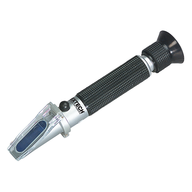 Extech RF12 Brix‑refractometer, ATC, enkel bereik, 0–18%