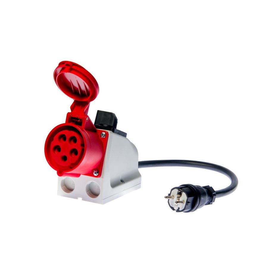 Sonel PAT-32PR Driefase verloop adapter 32A, 5 polig omschakelbaar tbv PAT-tester