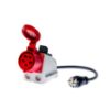Sonel PAT-32PR Driefase verloop adapter 32A, 5 polig omschakelbaar tbv PAT-tester