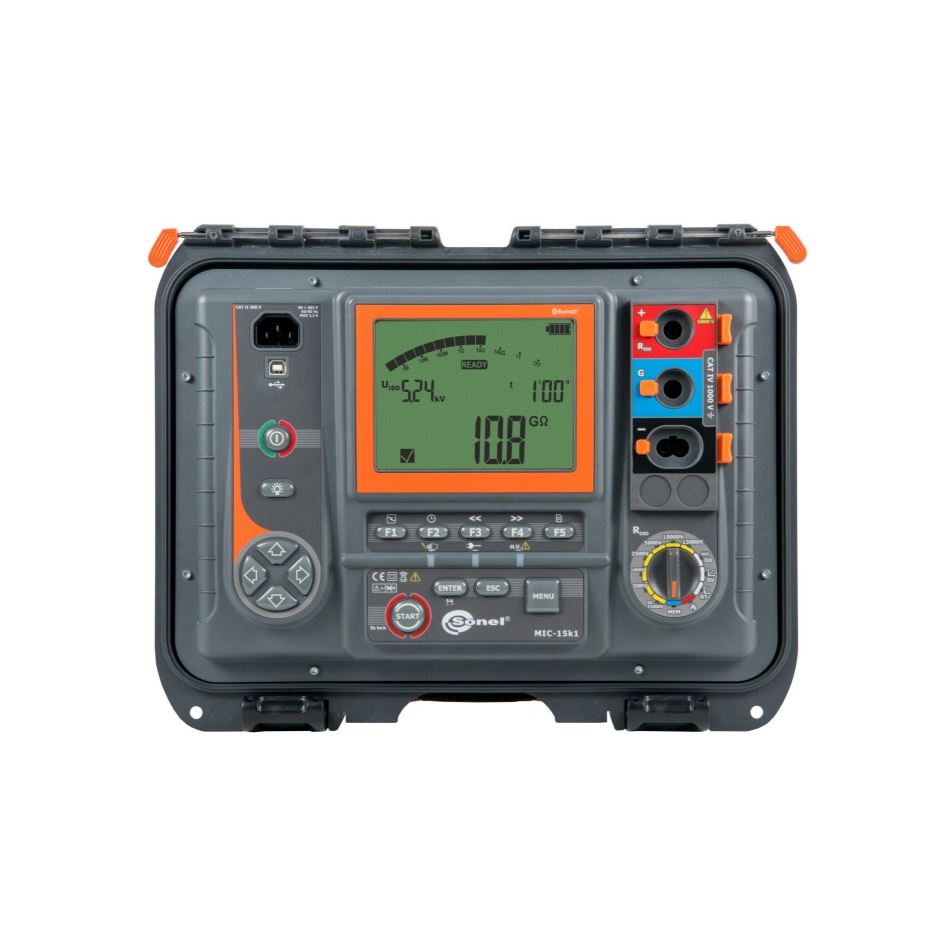 Sonel MIC-15K1 Isolatietester 250V, 500V, 1000V, 2.5kV, 5kV, 10kV, 15kV