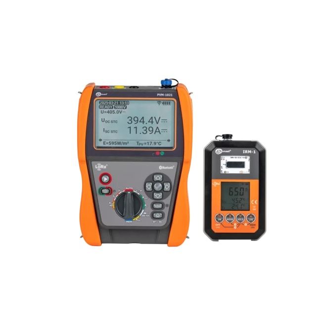 Sonel PVM-1021 PRO PV installatie meter met radiatiemeter
