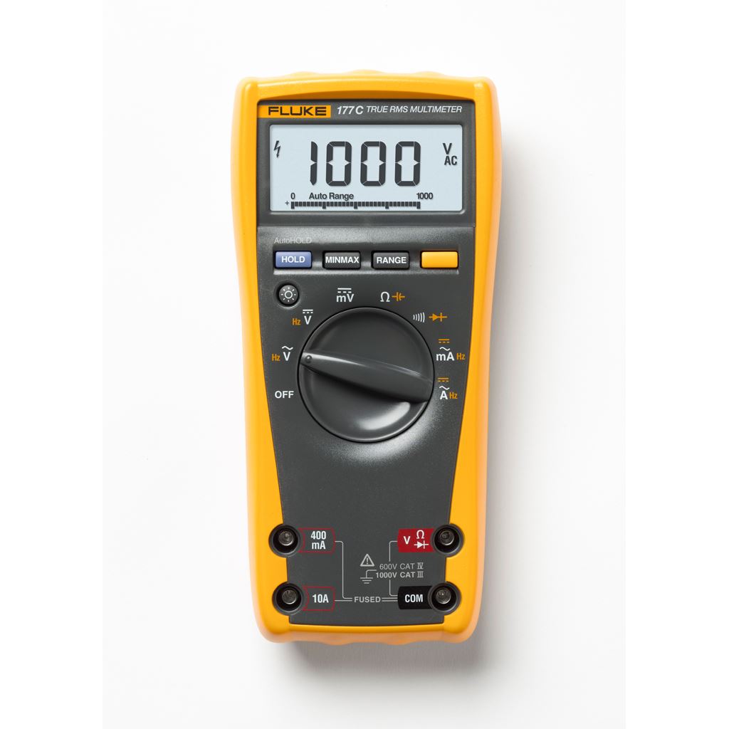 Fluke-177 EGFID True RMS multimeter met meetsnoeren