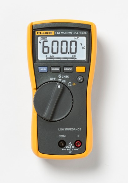 Fluke-113 EUR Multimeter met meetsnoeren