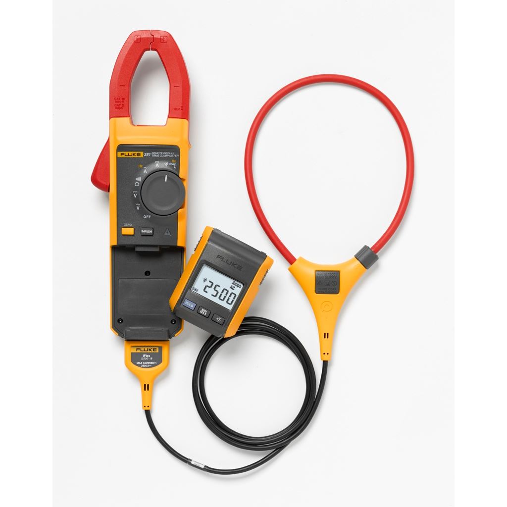 Fluke-381 Stroomtang 1.000/2.500A AC/DC, TRMS met afneembaar display
