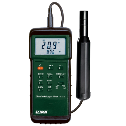 Extech 407510 robuuste opgeloste zuurstofmeter met PC-interface