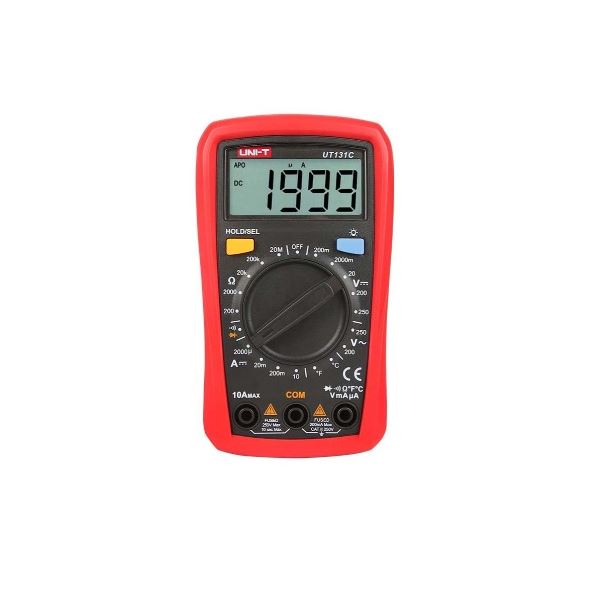 Uni-Trend UT131C Palm Size digitale multimeter tot 250V AC/DC met temperatuur