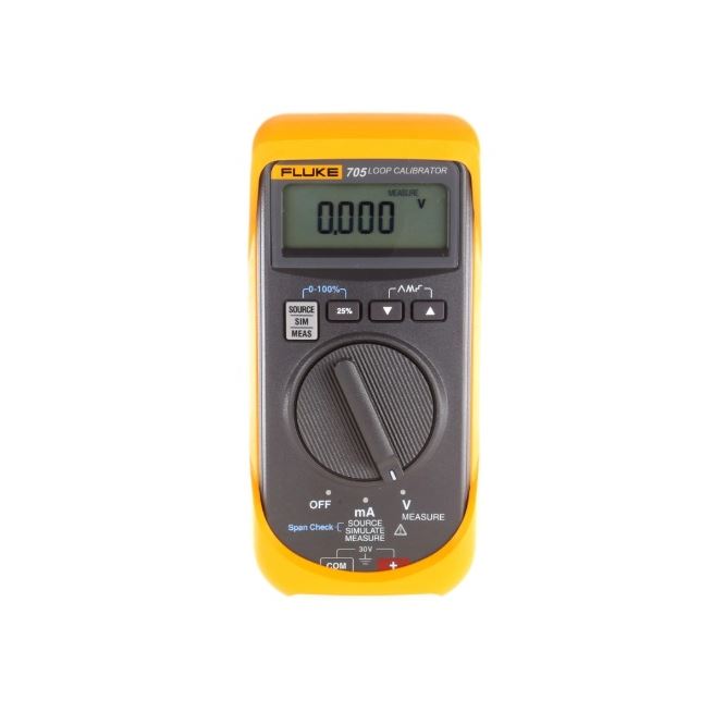 Fluke-705 Luskalibrator meten van 0-28Vdc / 0-24mA, genereren/simulereren 0-20mA
