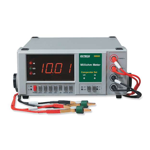 Extech 380562 hoge resolutie precisie milliohm meter (220 VAC)