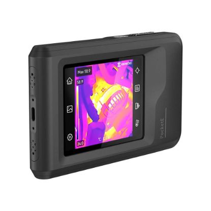 Hikmicro PocketE Compacte IR camera 96x96 pixels, 25Hz, visuele camera, -20°C tot 350°C