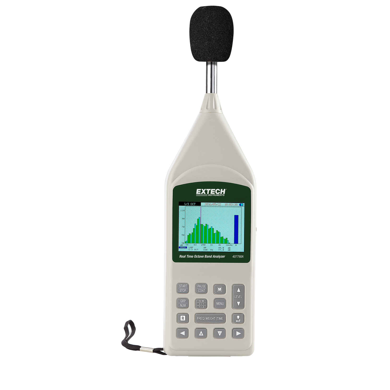 Extech 407790A Real Time octaafbandanalysator