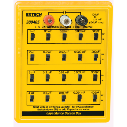 Extech 380405 Capacitance Substitution Box