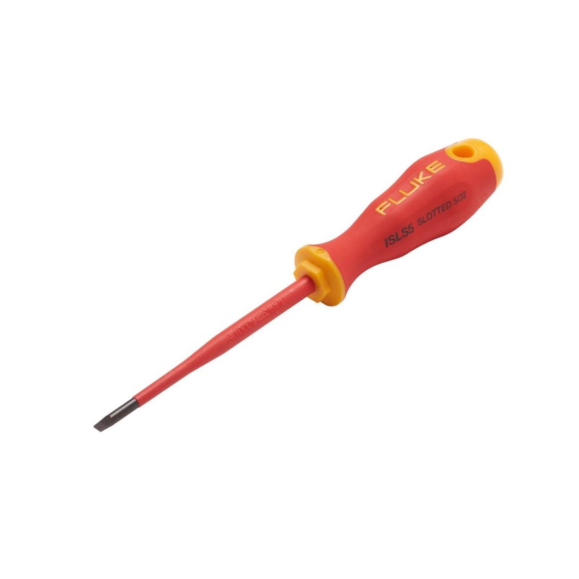 Fluke ISLS5 Geïsoleerde sleufschroevendraaier 5/32x4 inch, 4 mm x 100 mm, 1000 V