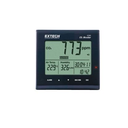 Extech CO100 binnen luchtkwaliteit kooldioxide monitor