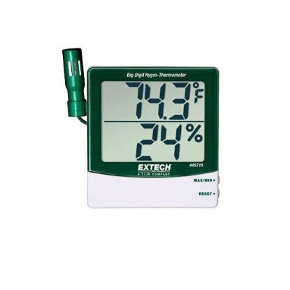 Extech 445715 Big Digit Hygro-Thermometer met afstands sonde