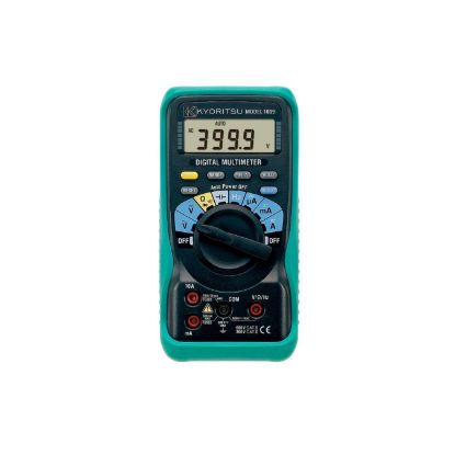 Kyoritsu 1009 digitale multimeter, 0-600VAC/DC, 10AAC/DC met meetsnoeren