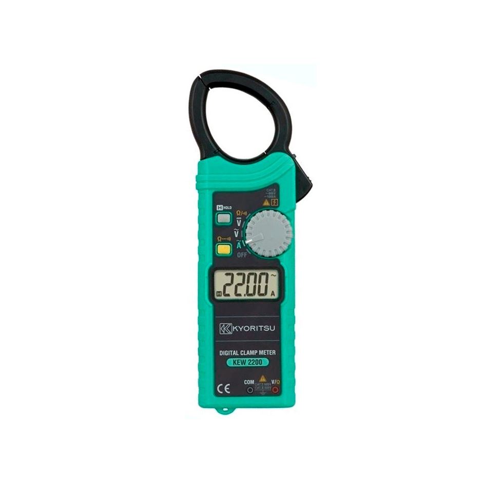 Kyoritsu 2200 Compacte digitale stroomtang, 1000A AC