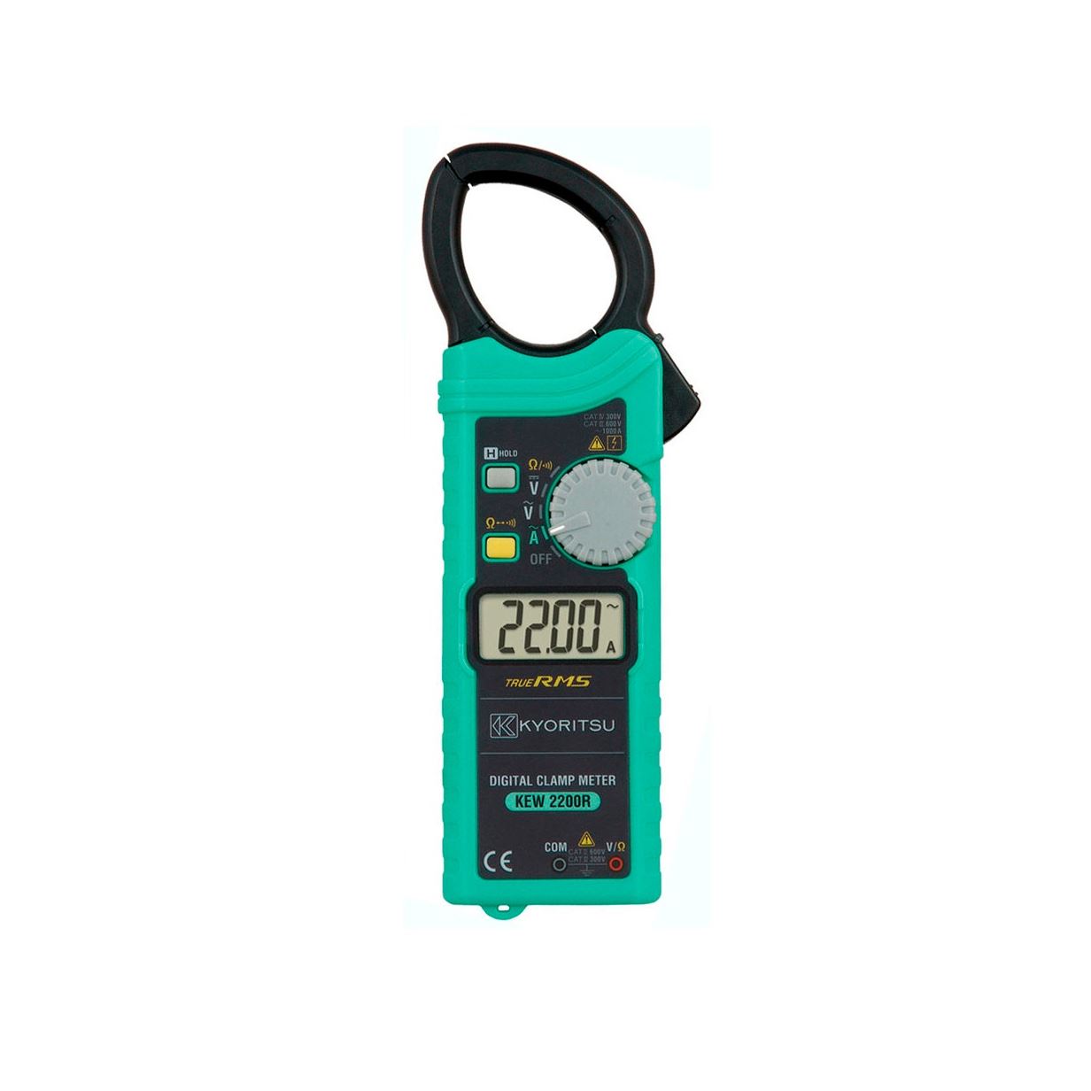 Kyoritsu 2200R Digitale TRMS stroomtang, 1000A AC