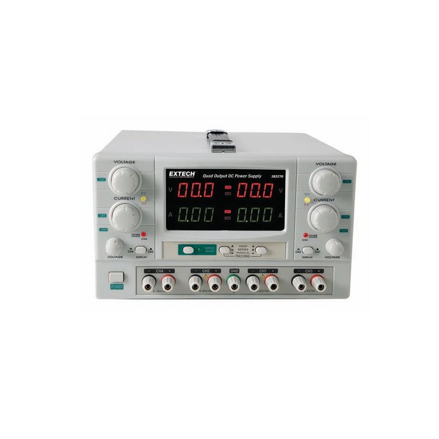 Extech 382270 Quad output laboratorium voeding