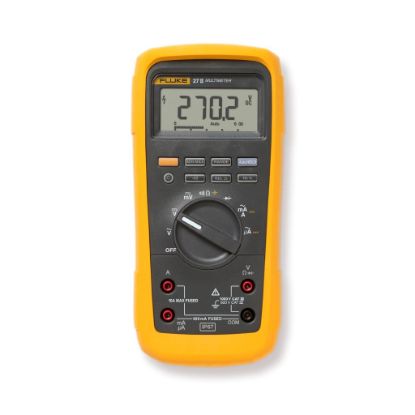 Fluke-27II/EUR TRMS IP67 multimeter met meetsnoeren en klemmen