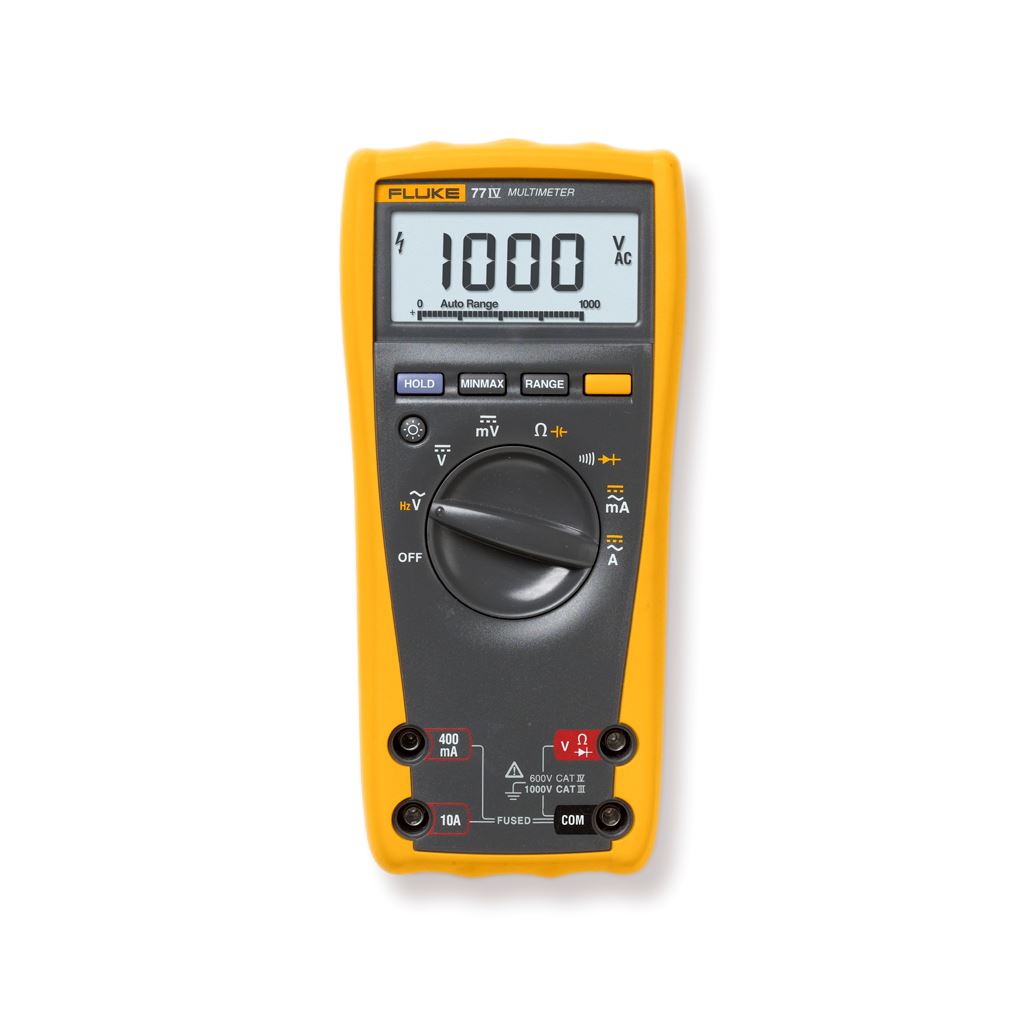 Fluke-77-4/EUR Multimeter met meetsnoeren
