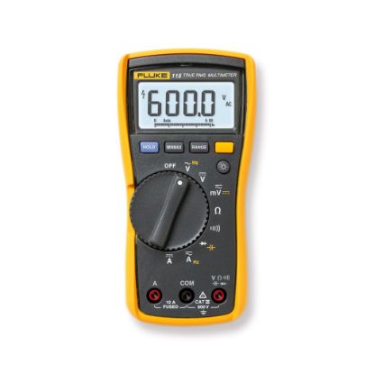 Fluke-115 EUR TRMS multimeter met meetsnoeren