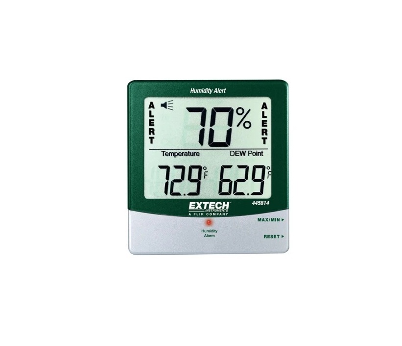 Extech 445814 Hygro-thermometer vochtigheidswaarschuwing met dauwpunt