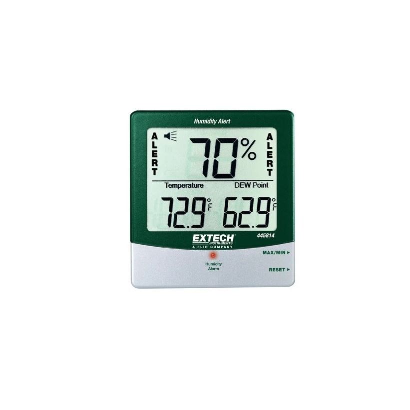 Extech 445814 Hygro-thermometer vochtigheidswaarschuwing met dauwpunt

