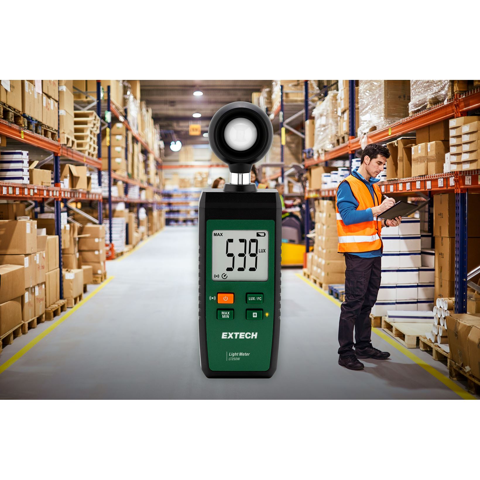Extech LT250W Light Meter with Connectivity to ExView® App