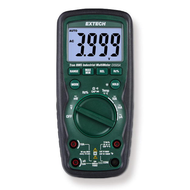 Extech EX505A Heavy Duty True RMS Multimeter
