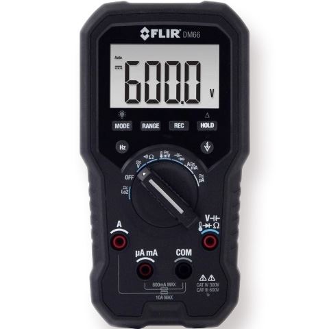 FLIR DM66 TRMS Multimeter met VFD Modus