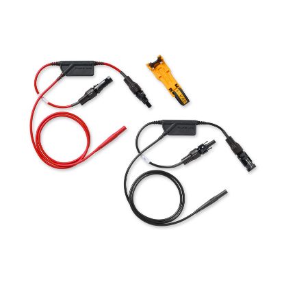 Fluke TLPV2 MC4 PV-meetsnoeren set voor zonnestroomtangen, zwart/rood
