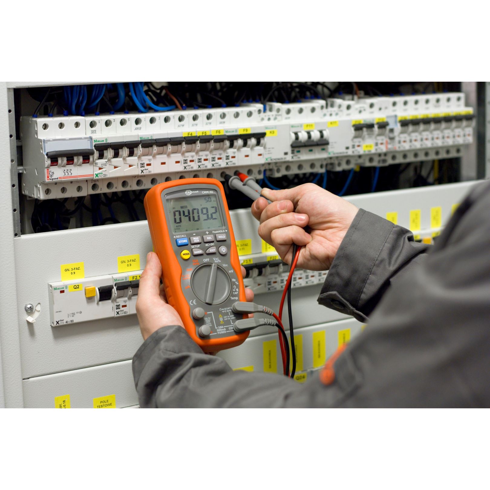 Sonel CMM-40 Industriële multimeter, IP67, auto ranging en geheugen