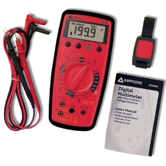 Beha-Amprobe 33XR-A Multimeter met meetsnoeren en ophangset