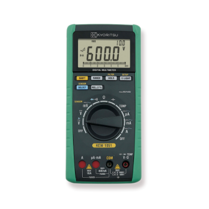Kyoritsu 1051 Digitale TRMS Multimeter 0-1000VAC/DC